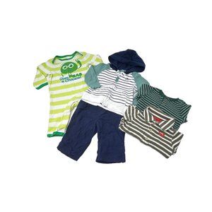 Baby Boys One Piece‎ Outfit, Pants, Sweatshirt, & 2 Body Suits - Size 3 M